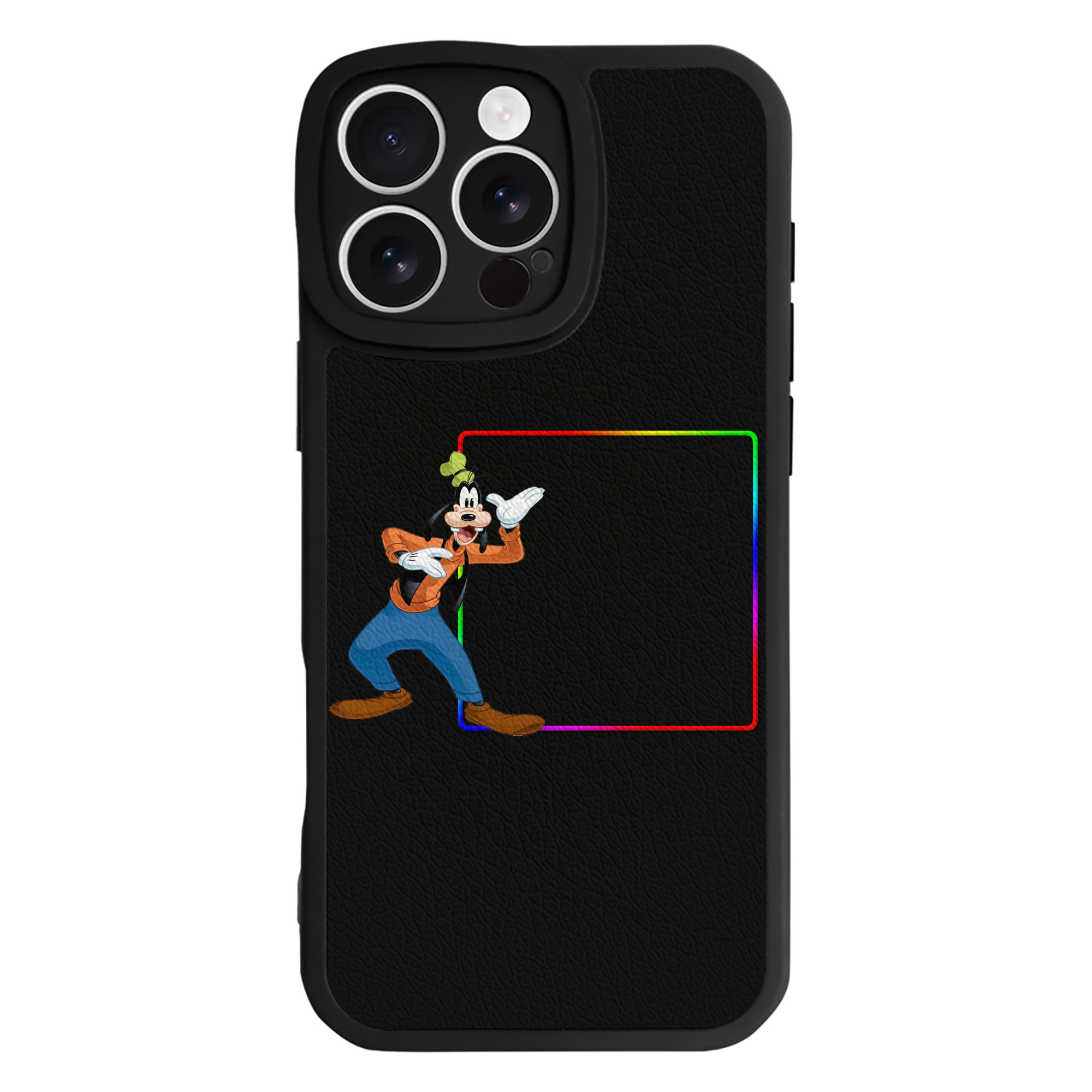（画像用） ミッキーマウス Mickey Mouse 【iPhone 16シリーズ対応】シリコンスマホケース（レザー調） 材質：シリコン